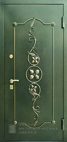 Фото «Дверь с ковкой №1» в Красногорску