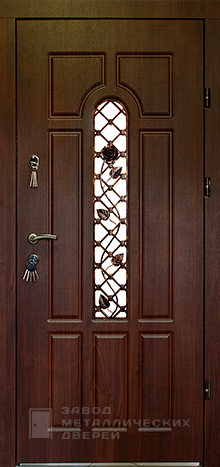Фото «Дверь с ковкой №10» в Красногорску