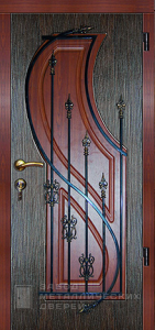 Фото «Дверь с ковкой №8» в Красногорску