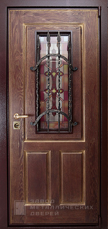 Фото «Дверь с ковкой №20» в Красногорску