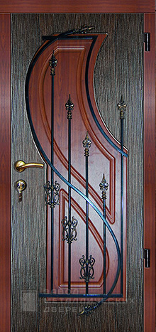 Фото «Дверь с ковкой №8» в Красногорску